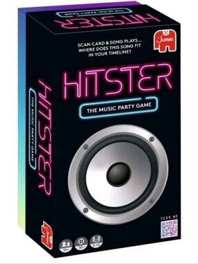 Hitster - The Music Party Card Game, Fun Music Card Game, 2-10 Players